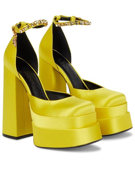 yellow versace shoes|cheapest versace yellow diamonds.